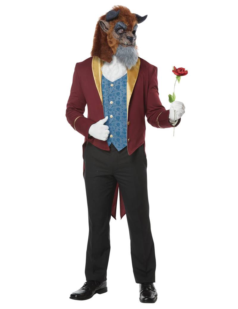 Biest-Kostüm Fasching-Kostüm für Herren blau-rot-gold Biest-Kostüm Fasching-Kostüm für Herren blau-rot-gold von KARNEVAL-MEGASTORE