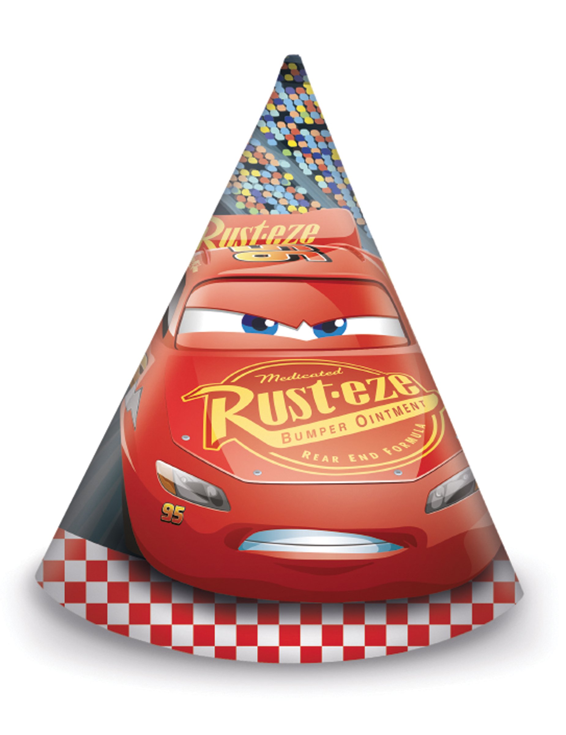 Cars 3 Partyhüte für Kindergeburtstage Disney Lizenzartikel 6 Stück bunt 16cm Cars 3 Partyhüte für Kindergeburtstage Disney Lizenzartikel 6 Stück bunt 16cm von KARNEVAL-MEGASTORE