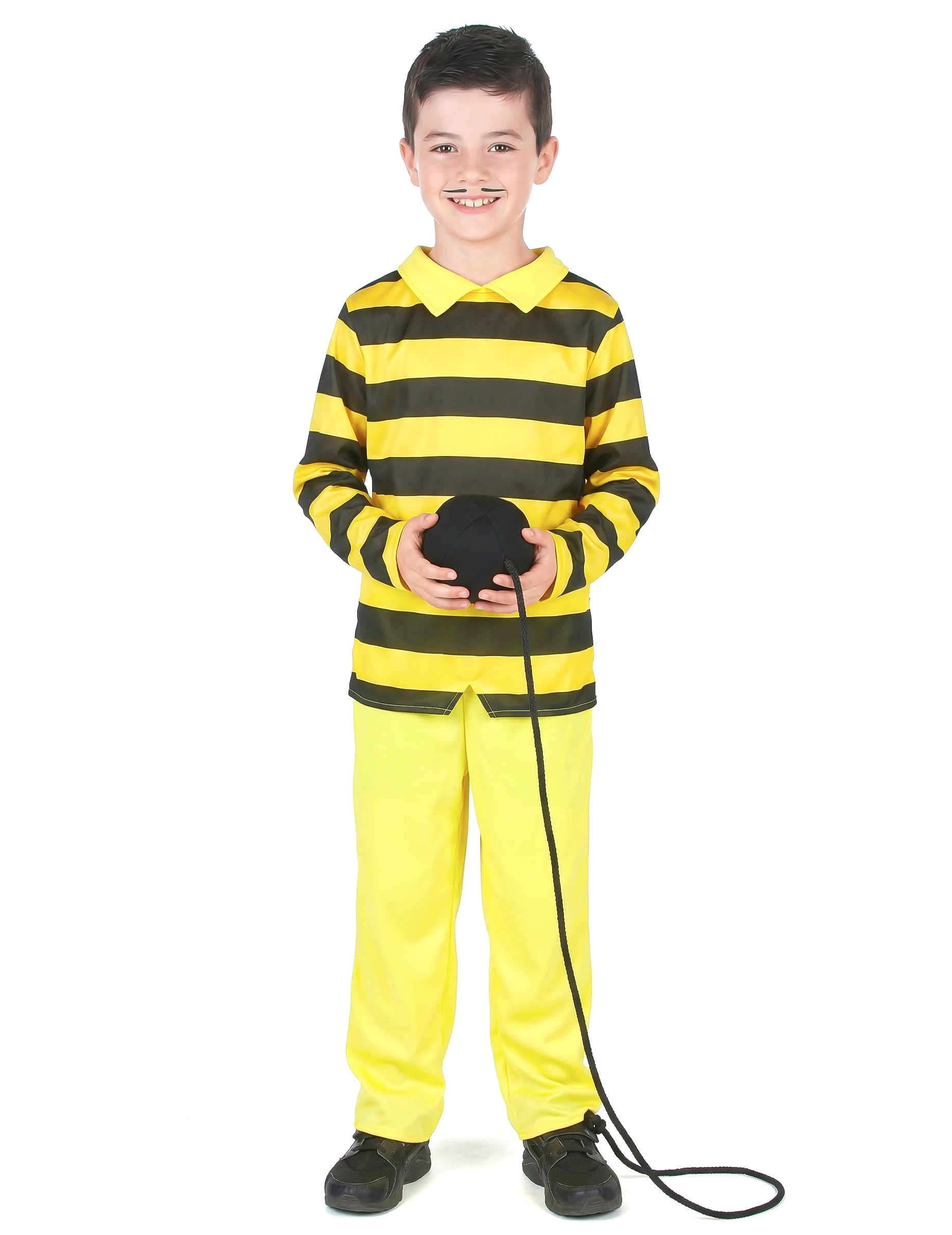 Dalton-Kostüm für Kinder Lucky Luke-Lizenzkostüm gelb-schwarz Dalton-Kostüm für Kinder Lucky Luke-Lizenzkostüm gelb-schwarz von KARNEVAL-MEGASTORE