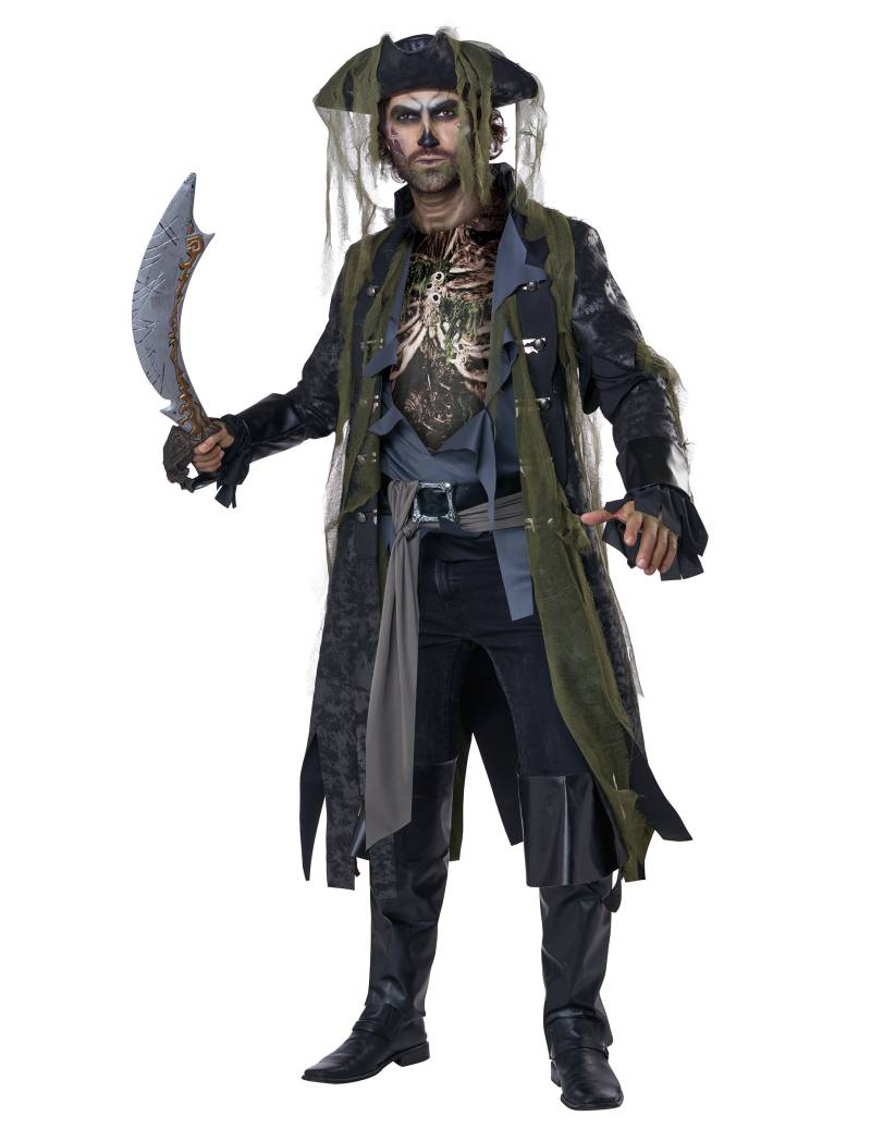 Deluxe Kostüm für Erwachsene - Pirat/Zombie von KARNEVAL-MEGASTORE