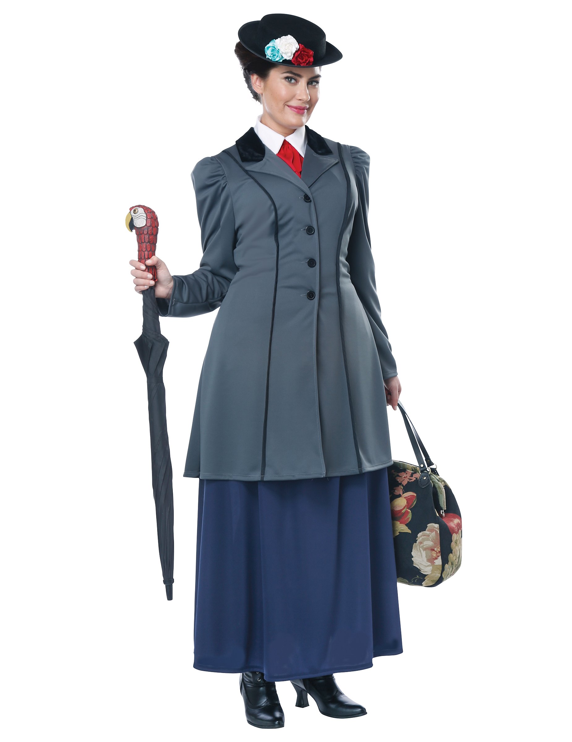 Englisches Kindermädchen Kostüm Übergröße Damen Englisches Kindermädchen Kostüm Übergröße Damen von KARNEVAL-MEGASTORE