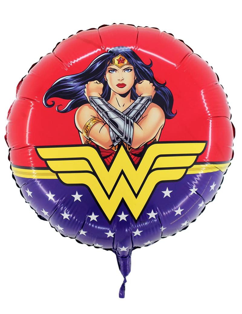 Folienballon Wonder Woman Aluminium 43 cm von KARNEVAL-MEGASTORE