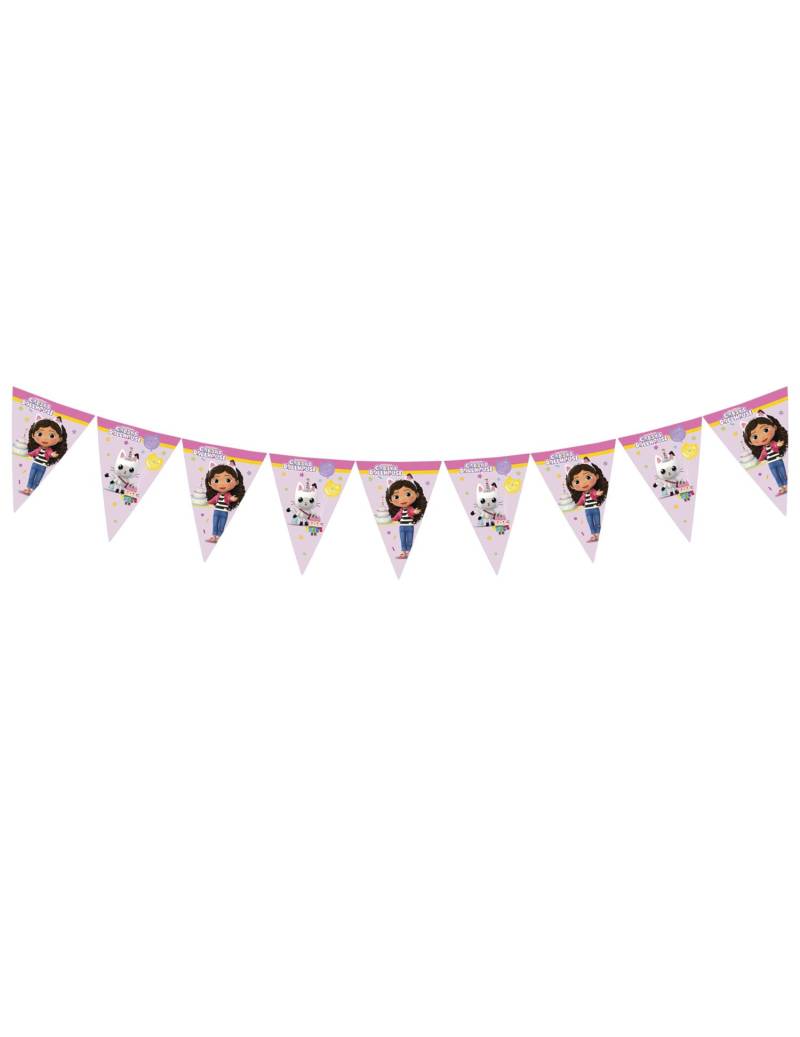 Gabby's Dollhouse Wimpelgirlande von KARNEVAL-MEGASTORE