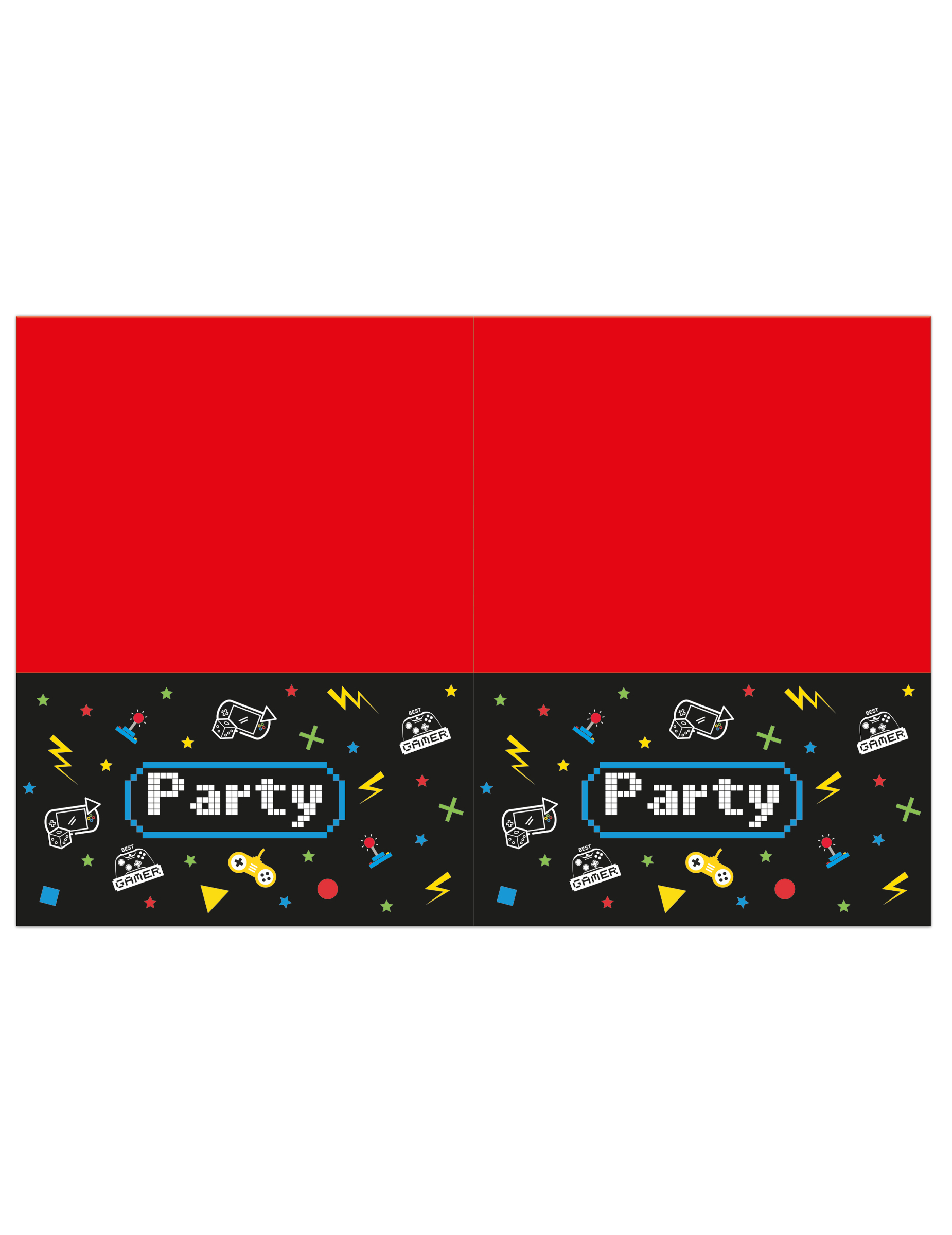 Gaming Party, Tischdecke, 120 x 180cm Gaming Party, Tischdecke, 120 x 180cm von KARNEVAL-MEGASTORE