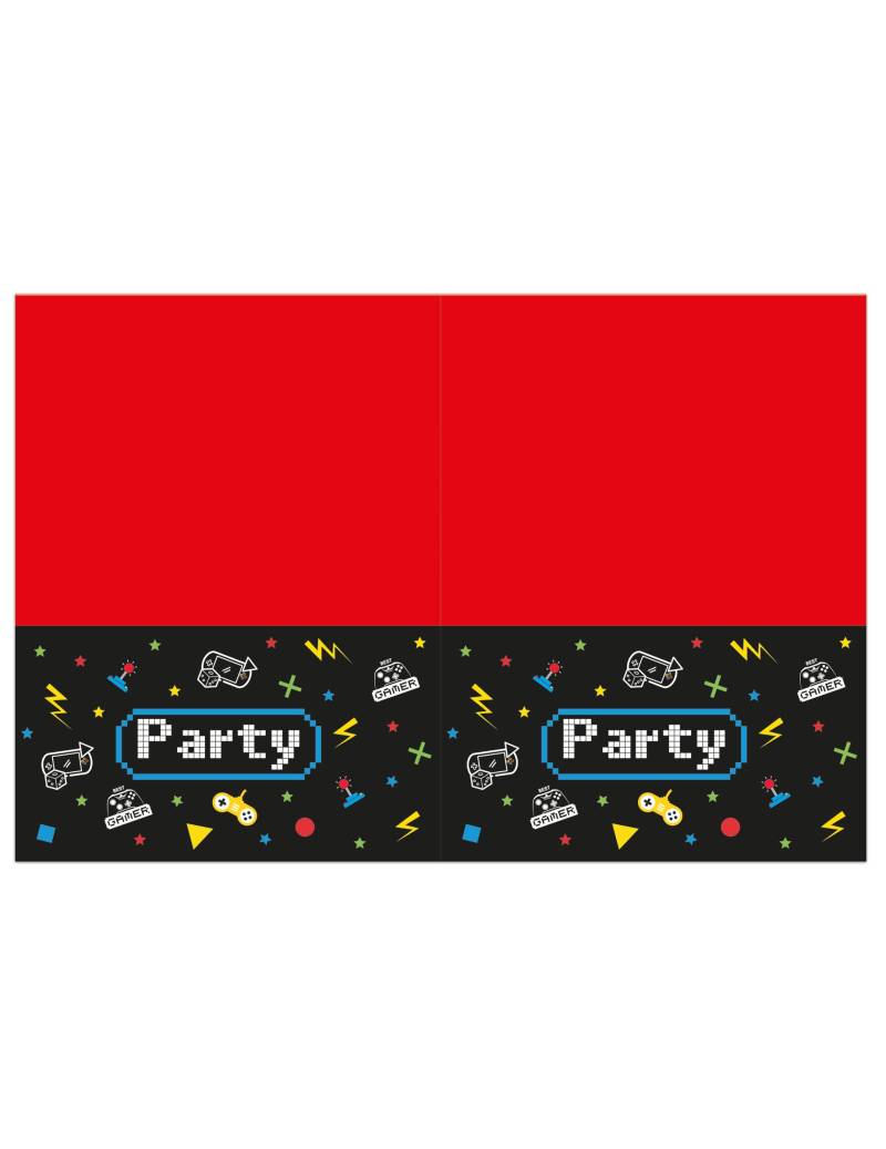 Gaming Party, Tischdecke, 120 x 180cm von KARNEVAL-MEGASTORE