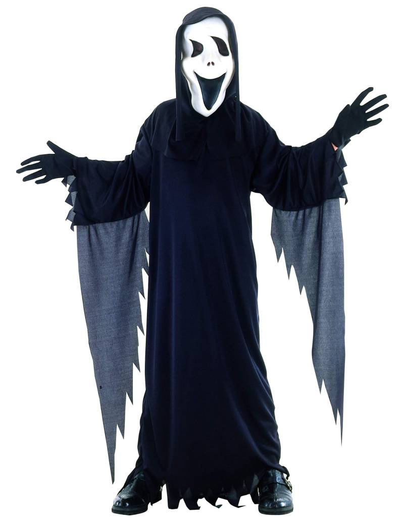 Geister-Kinderkostüm Halloweenkostüm schwarz-weiss Geister-Kinderkostüm Halloweenkostüm schwarz-weiss von KARNEVAL-MEGASTORE