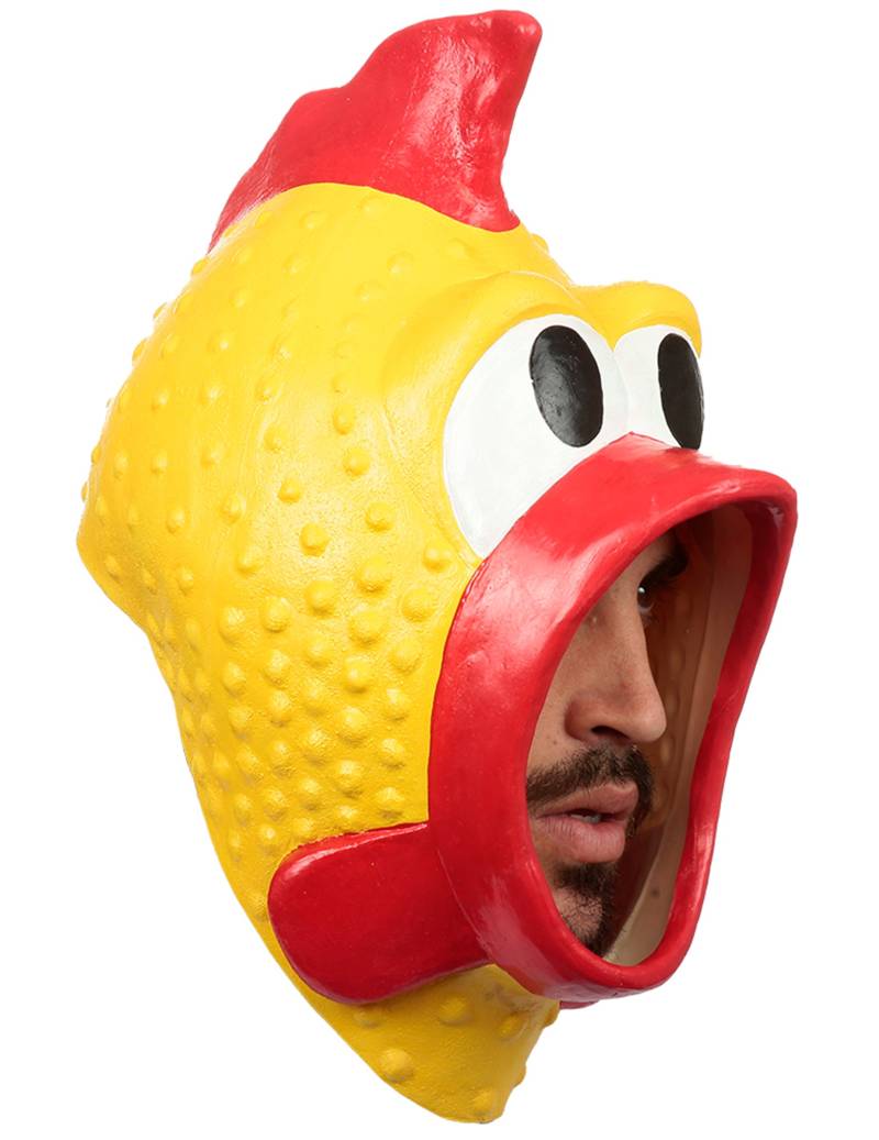 Hühnermaske für Erwachsene von KARNEVAL-MEGASTORE