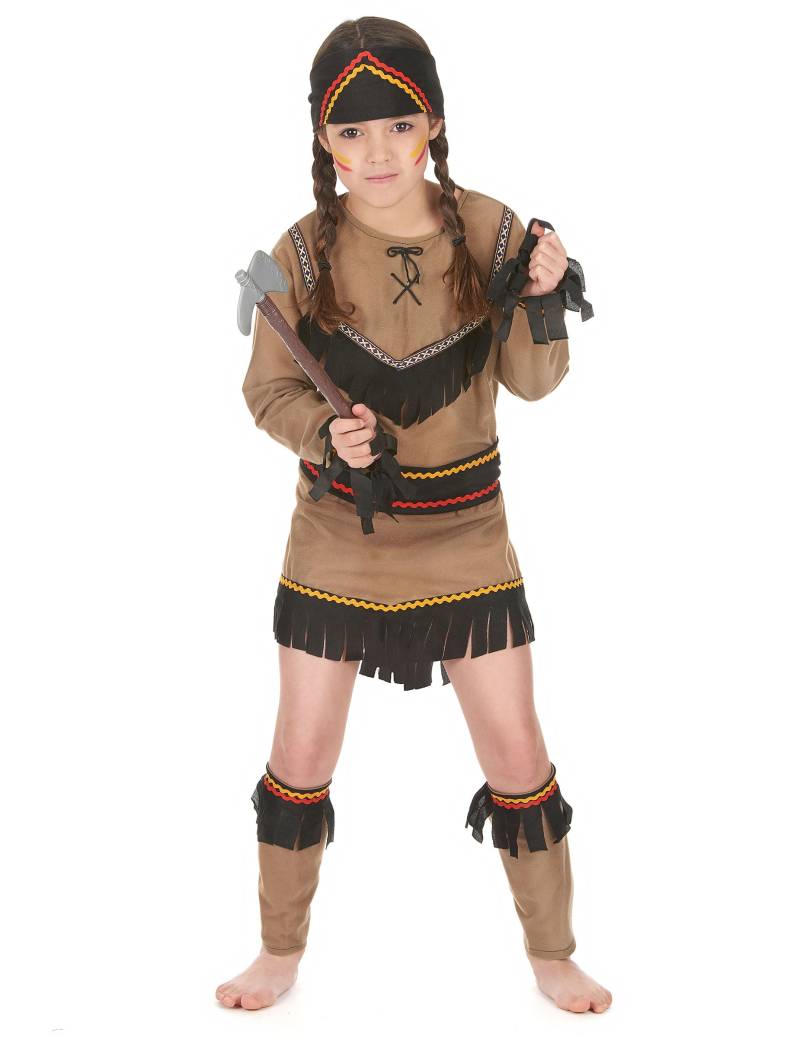 Indianerinnen-Verkleidung für Mädchen von KARNEVAL-MEGASTORE