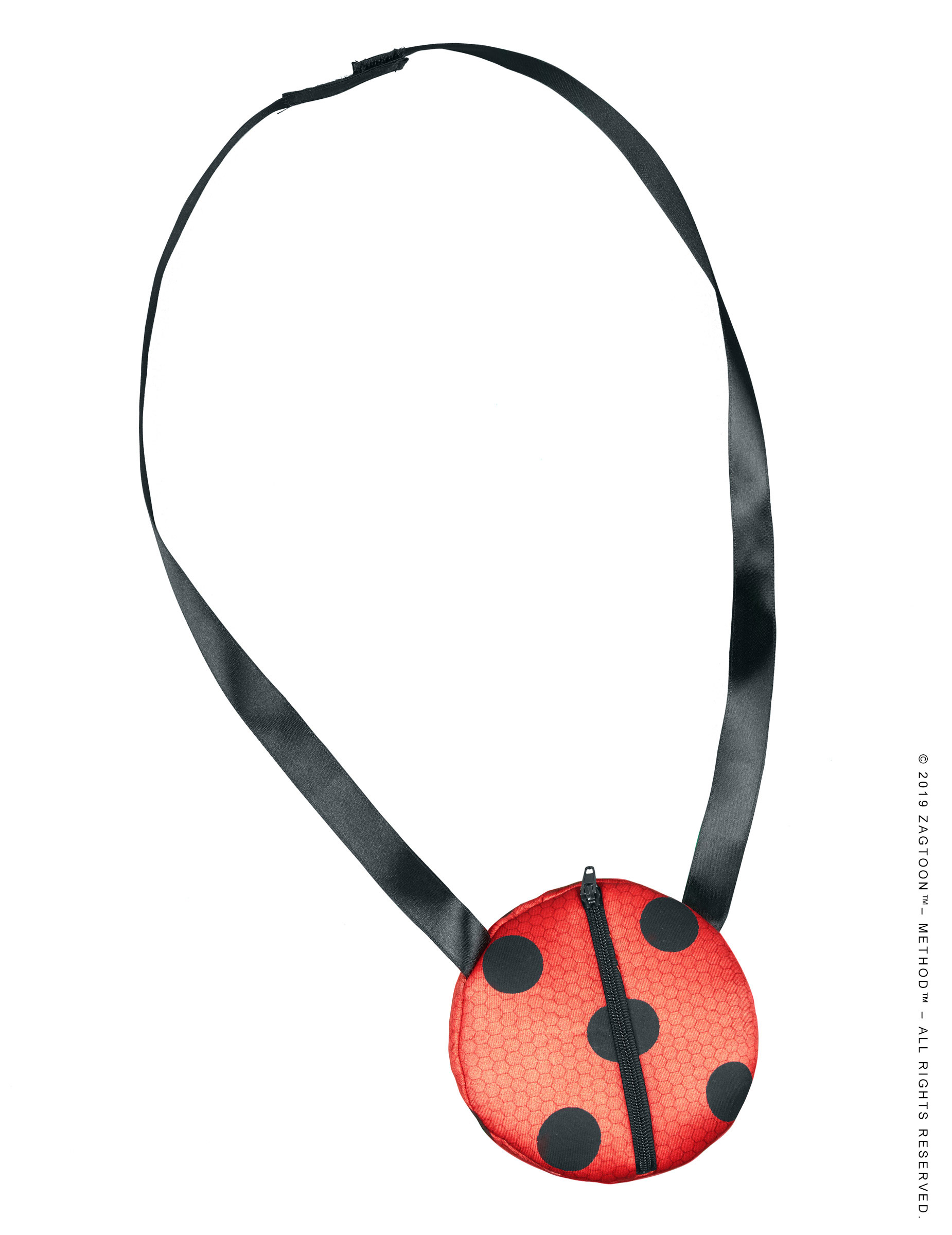 Käferlady - Umhängetasche Accessoire schwarz-rot von KARNEVAL-MEGASTORE