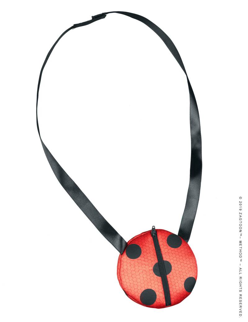 Käferlady - Umhängetasche Accessoire schwarz-rot von KARNEVAL-MEGASTORE