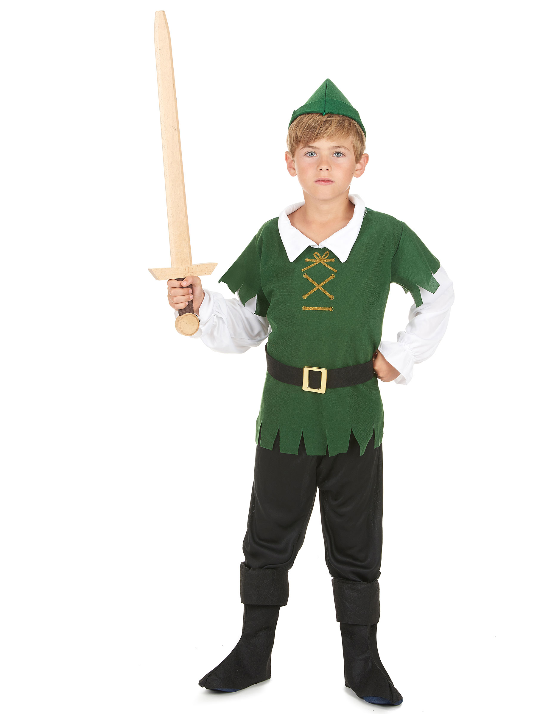 Kleiner Peter Pan Waldjunge Kinderkostüm von KARNEVAL-MEGASTORE