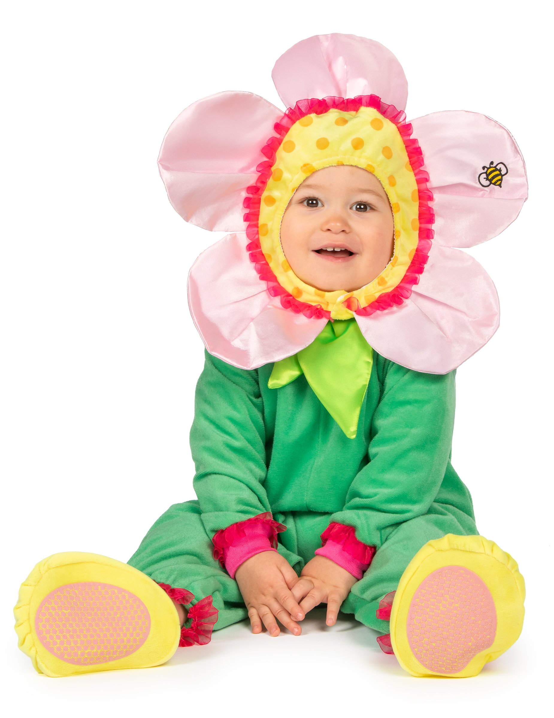 Kostüm Blumen für Babys Premium rosa-grün-gelb Kostüm Blumen für Babys Premium rosa-grün-gelb von KARNEVAL-MEGASTORE