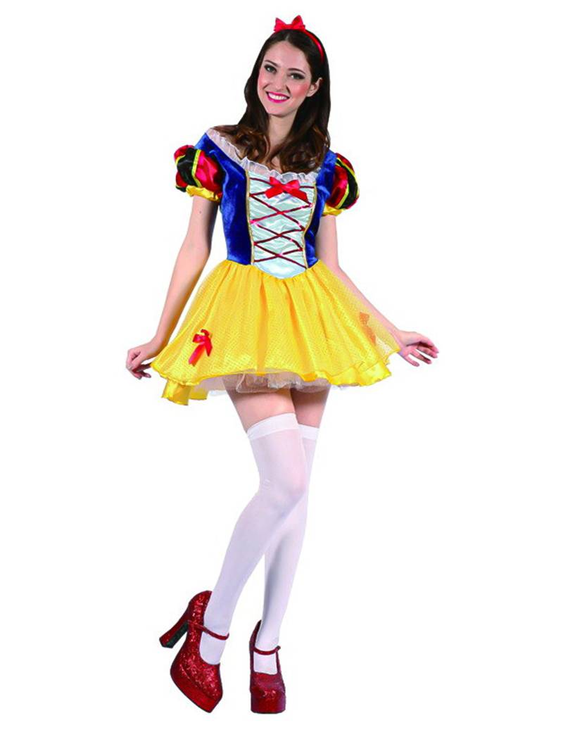 Märchenprinzessin Damen-Kostüm bunt Märchenprinzessin Damen-Kostüm bunt von KARNEVAL-MEGASTORE