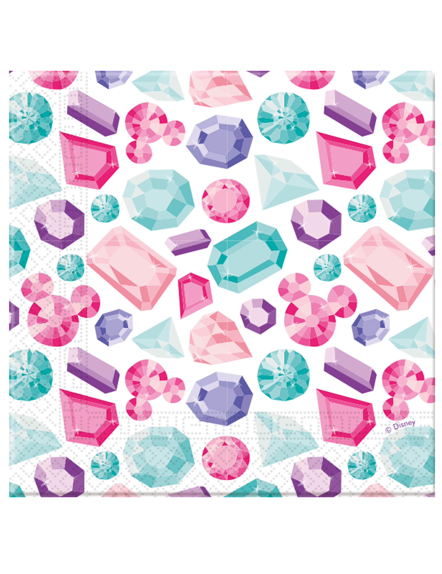 Minnie-Servietten-Set 20 Stück bunt 33 x 33 cm von KARNEVAL-MEGASTORE