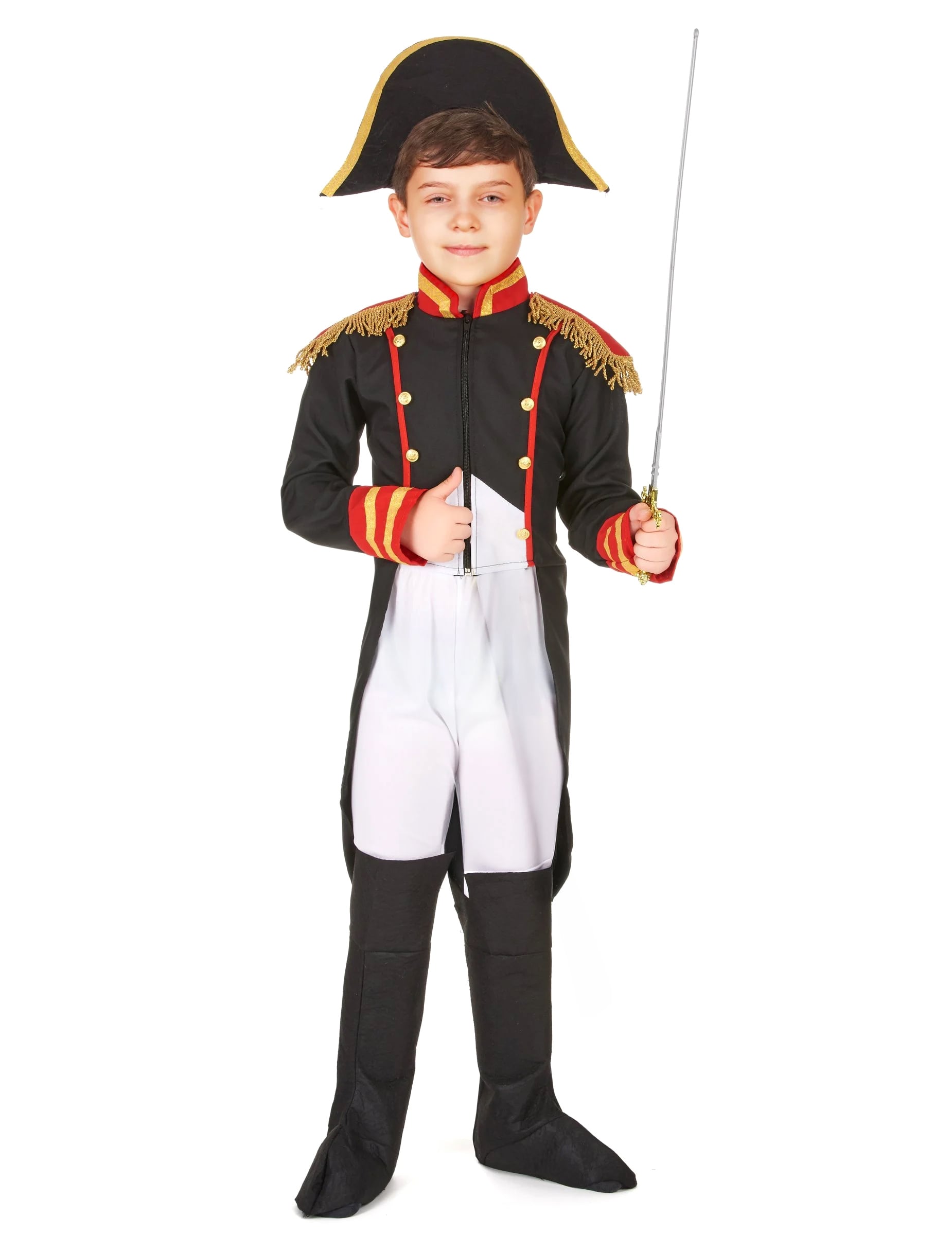 Originelles Napoleon Kinderkostüm bunt von KARNEVAL-MEGASTORE