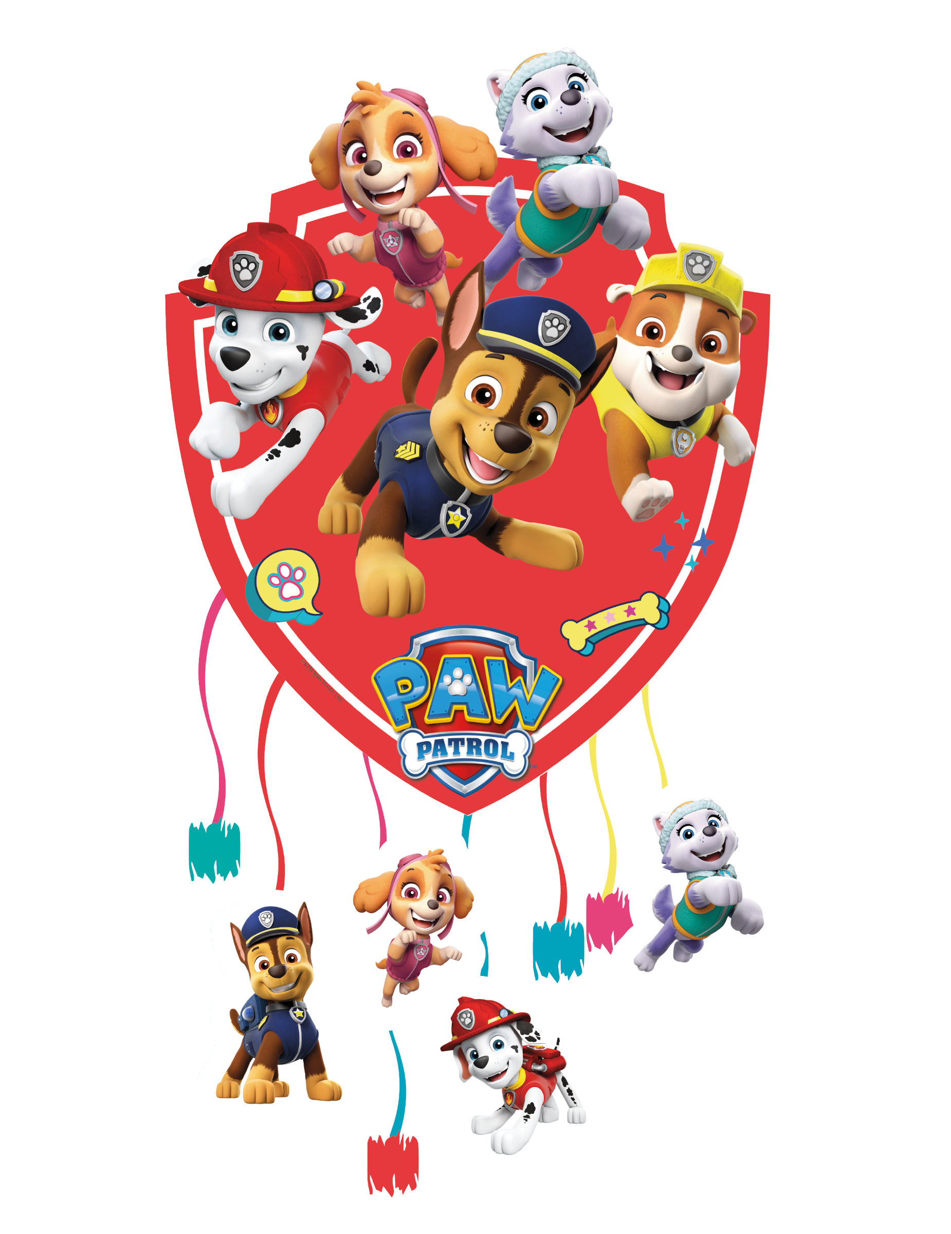 Piñata Paw Patrol Pat'Patrouille von KARNEVAL-MEGASTORE
