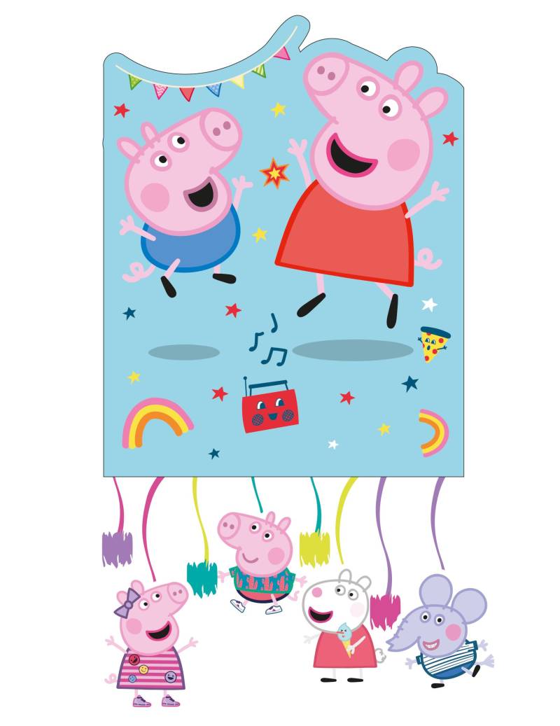 Pinata Peppa Wutz Peppa Pig von KARNEVAL-MEGASTORE