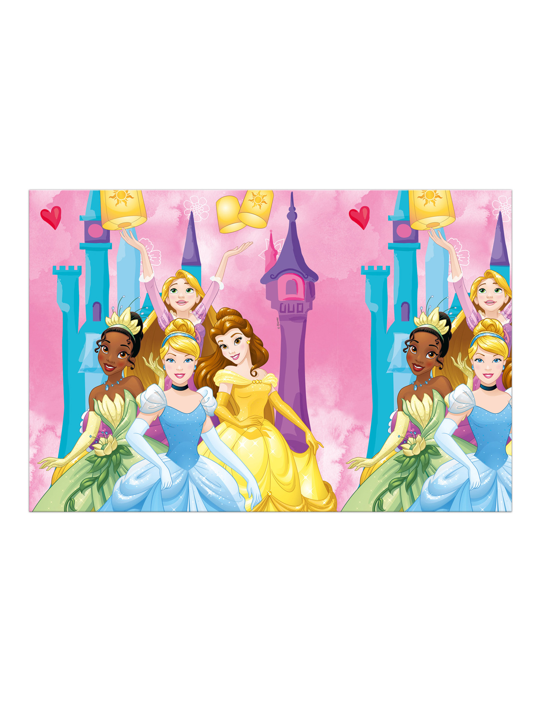 Plastiktischdecke Disney Prinzessinnen 120x180 cm von KARNEVAL-MEGASTORE