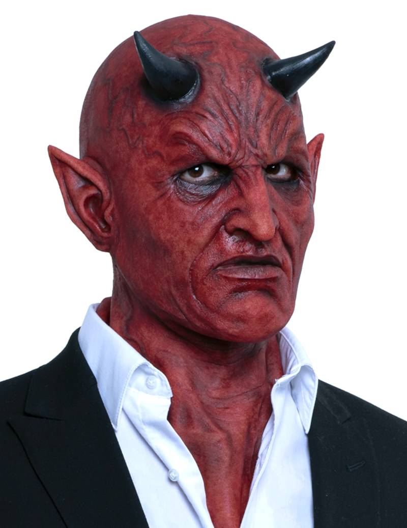 Premium Dämonen-Maske hyperrealistisch für Erwachsene Premium Dämonen-Maske hyperrealistisch für Erwachsene von KARNEVAL-MEGASTORE