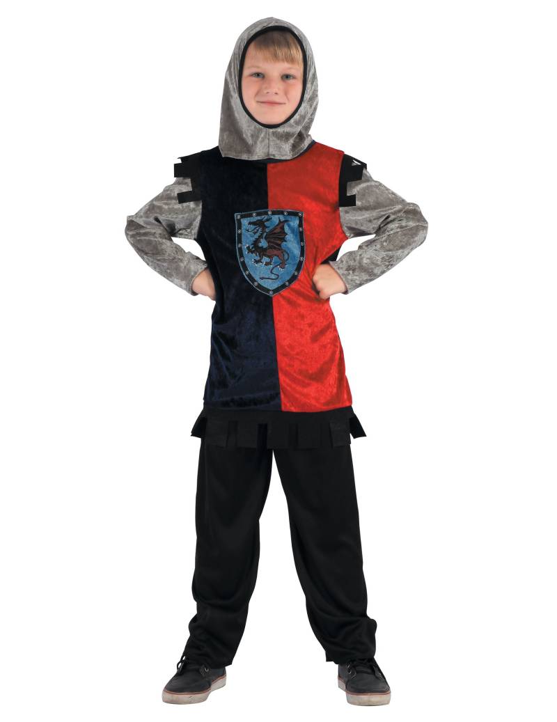 Ritter-Jungenkostüm Mittelalter grau von KARNEVAL-MEGASTORE