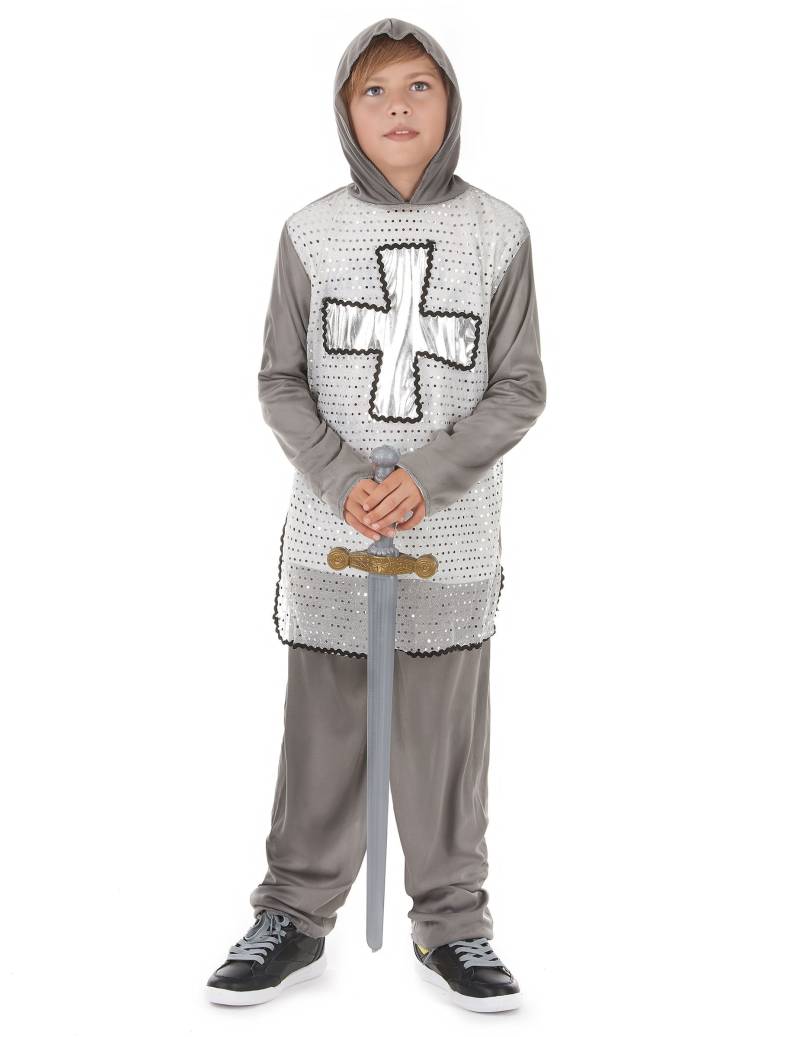 Ritter Kinder-Kostüm grau-silber Ritter Kinder-Kostüm grau-silber von KARNEVAL-MEGASTORE