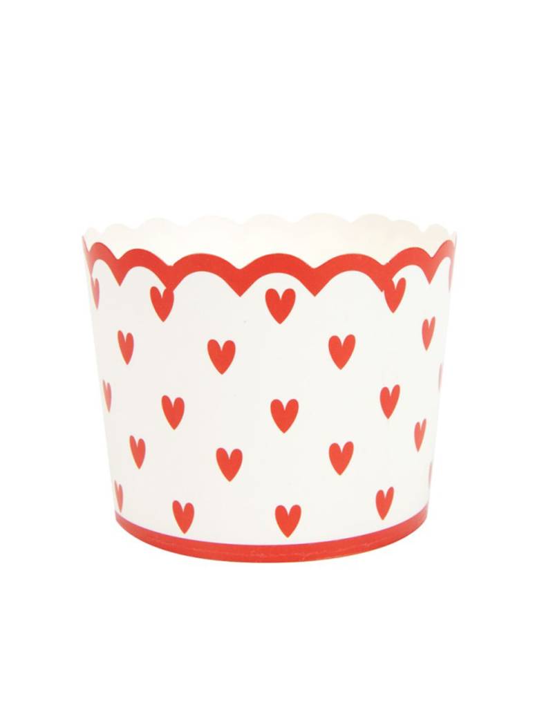 8 Pappbecher Herzen Rot Klein 6 x 7 cm 8 Pappbecher Herzen Rot Klein 6 x 7 cm von PARTYPRO