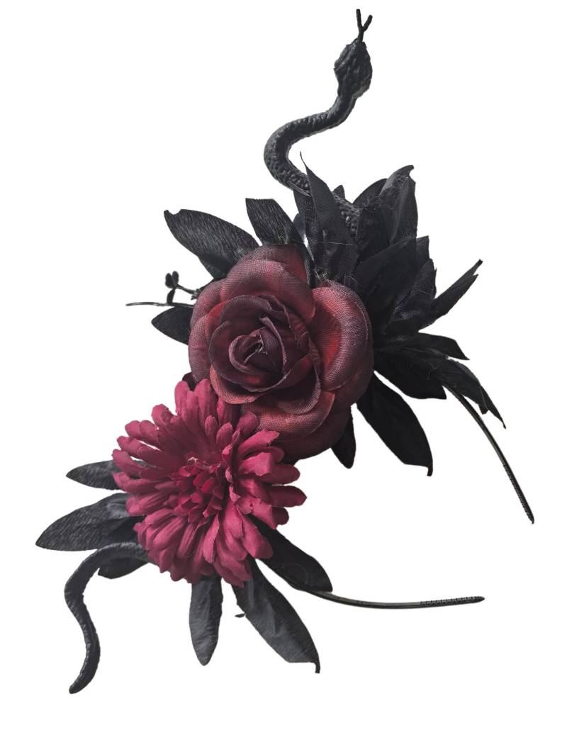 Schlangen Stirnband schwarz rot Schlangen Stirnband schwarz rot von KARNEVAL-MEGASTORE