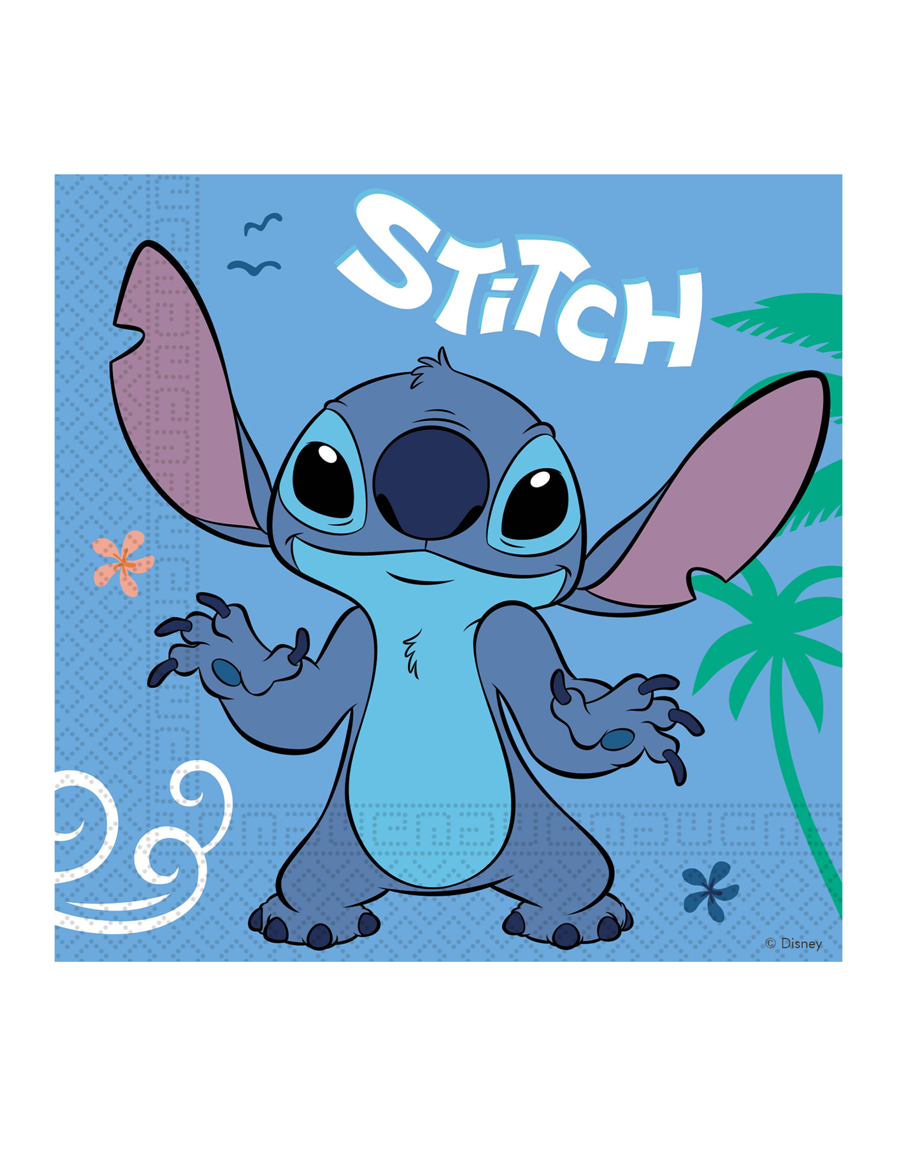 Servietten 33 x 33cm, 20 Stück, Stitch Servietten 33 x 33cm, 20 Stück, Stitch von KARNEVAL-MEGASTORE