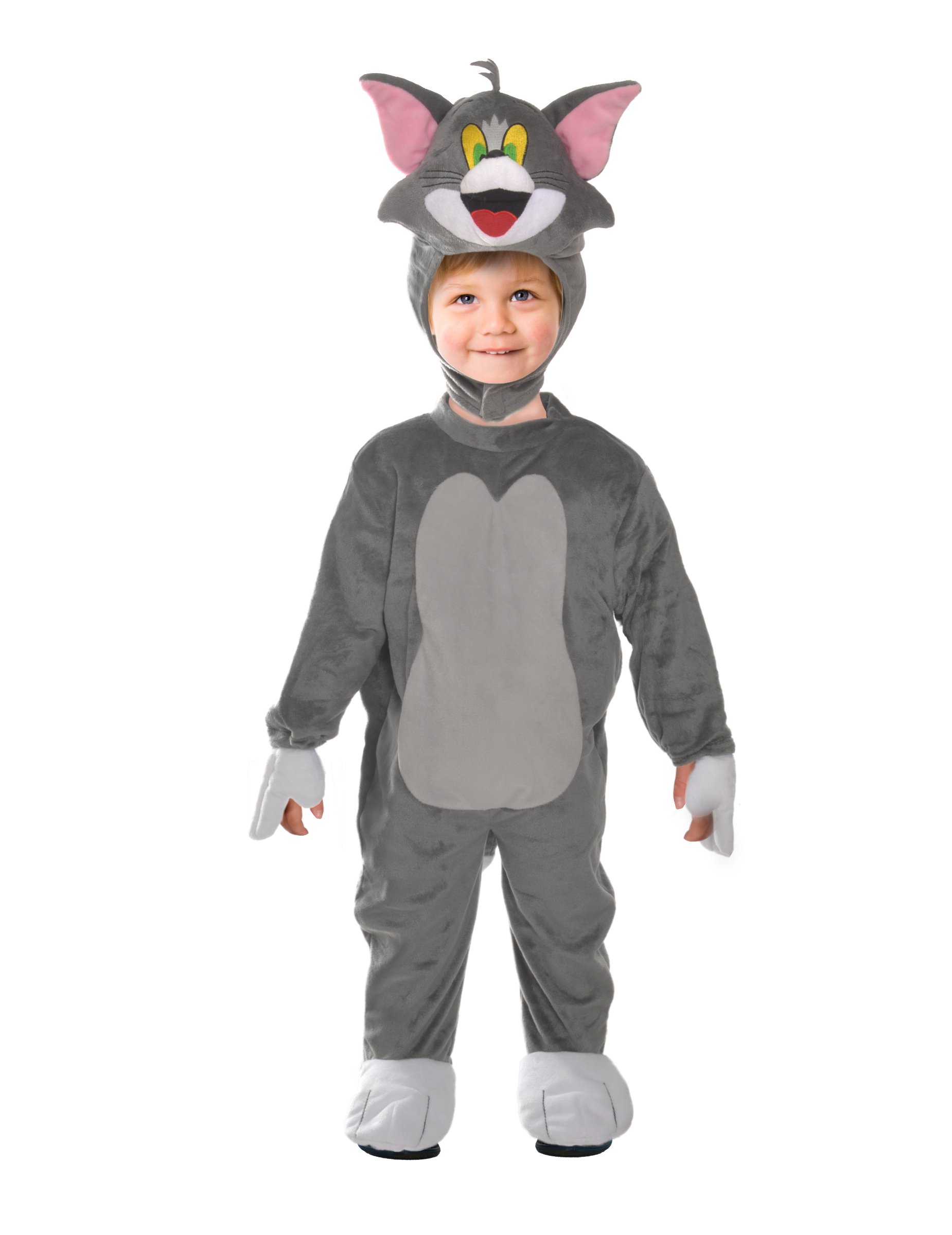 Tom-Kostüm für Babys aus Tom + Jerry Warner Bros grau-weiß Tom-Kostüm für Babys aus Tom + Jerry Warner Bros grau-weiß von KARNEVAL-MEGASTORE