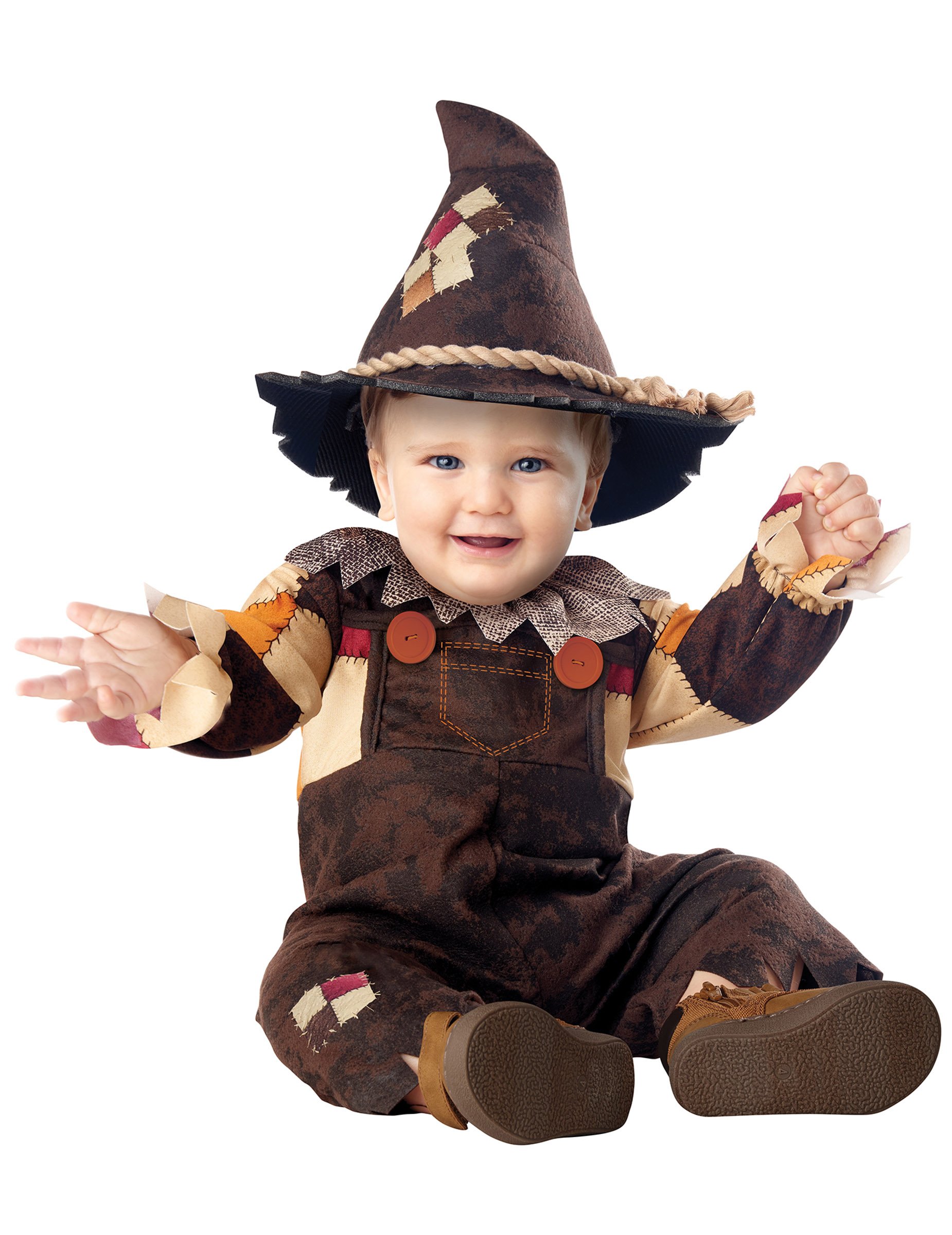 Vogelscheuche-Kostüm für Baby Halloween-Kostüm braun-beige Vogelscheuche-Kostüm für Baby Halloween-Kostüm braun-beige von KARNEVAL-MEGASTORE