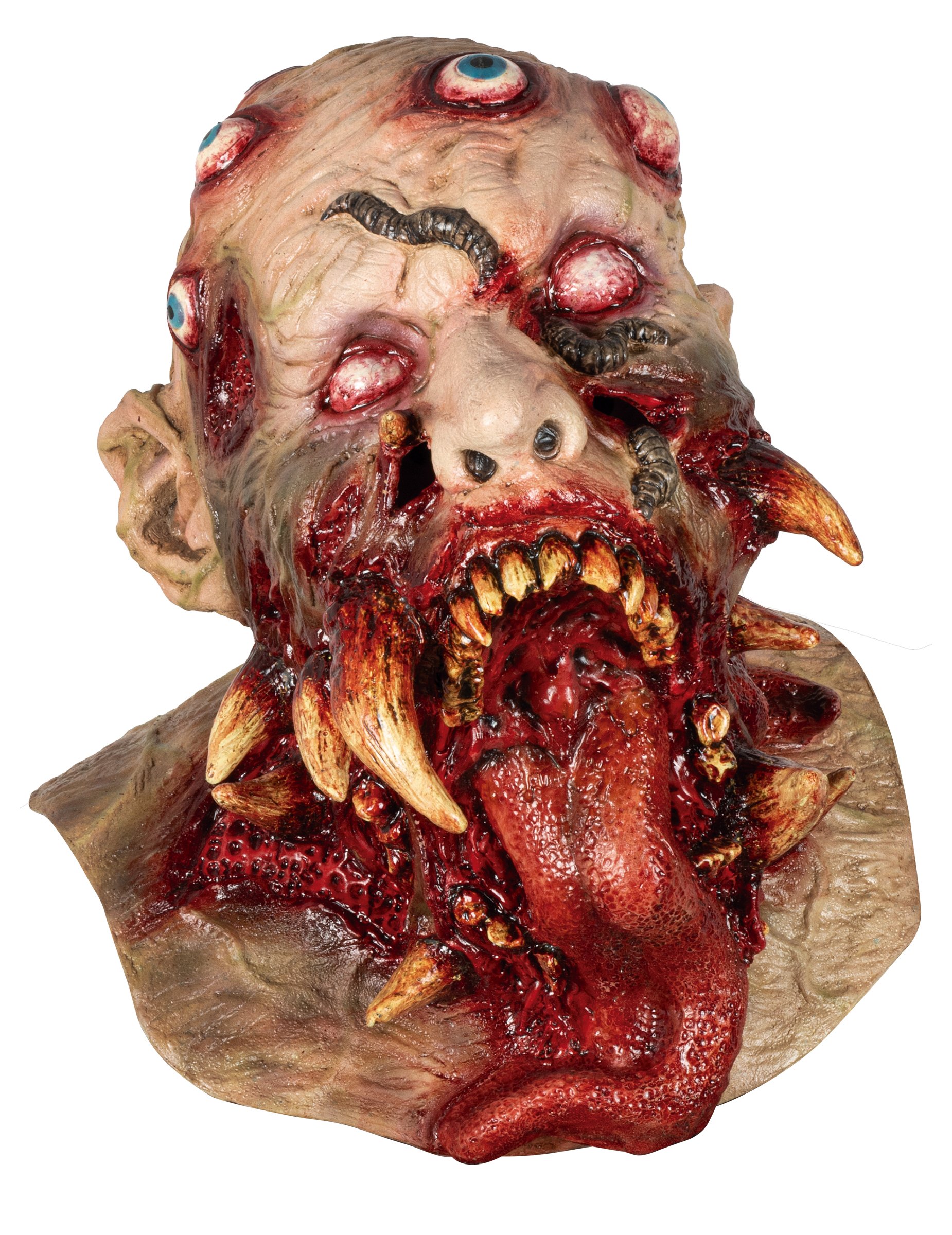 Vollgesichtsmaske, Zombie-Monster, Erwachsene Vollgesichtsmaske, Zombie-Monster, Erwachsene von KARNEVAL-MEGASTORE