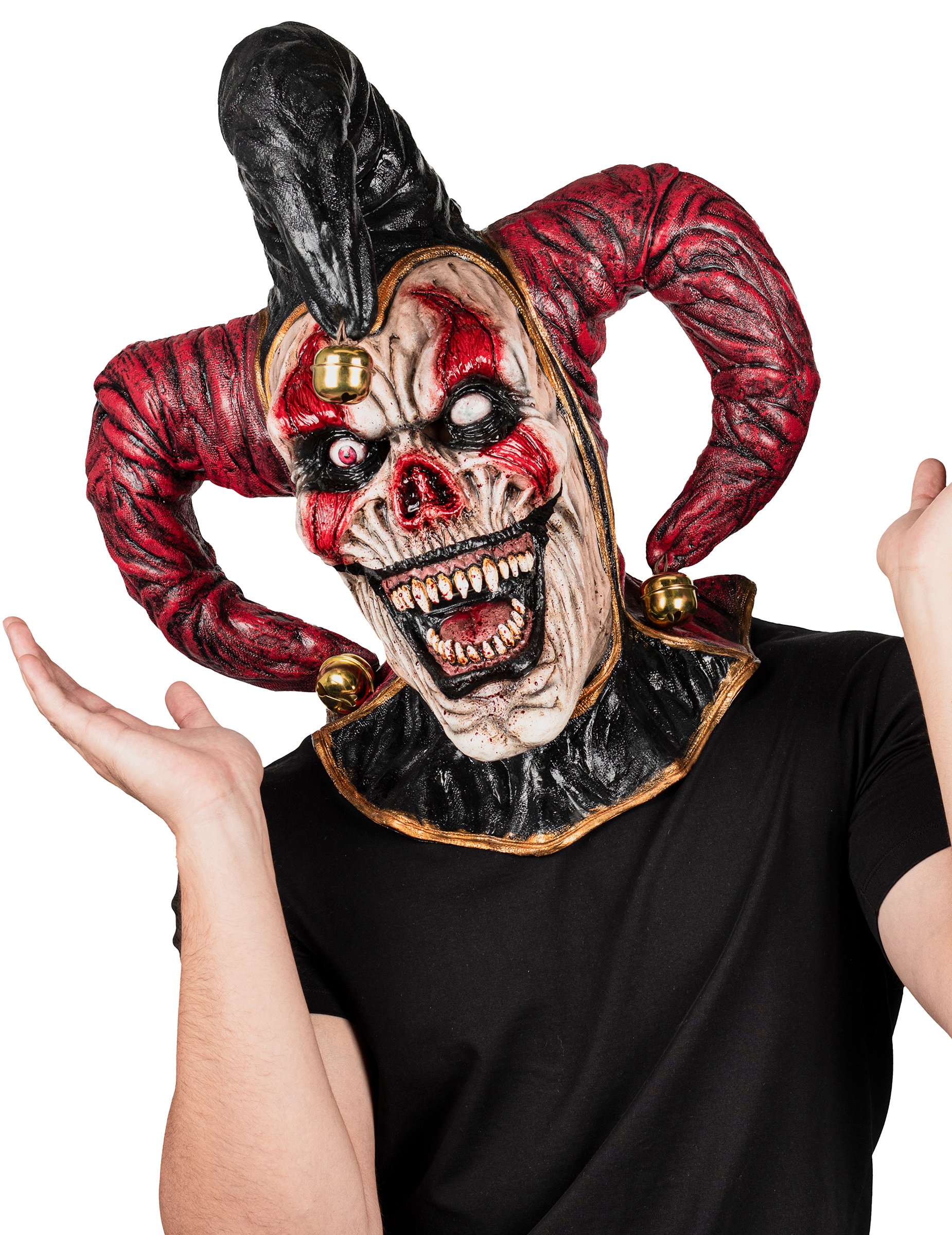 Vollgesichtsmaske für Erwachsene - Dämonischer Joker Vollgesichtsmaske für Erwachsene - Dämonischer Joker von KARNEVAL-MEGASTORE