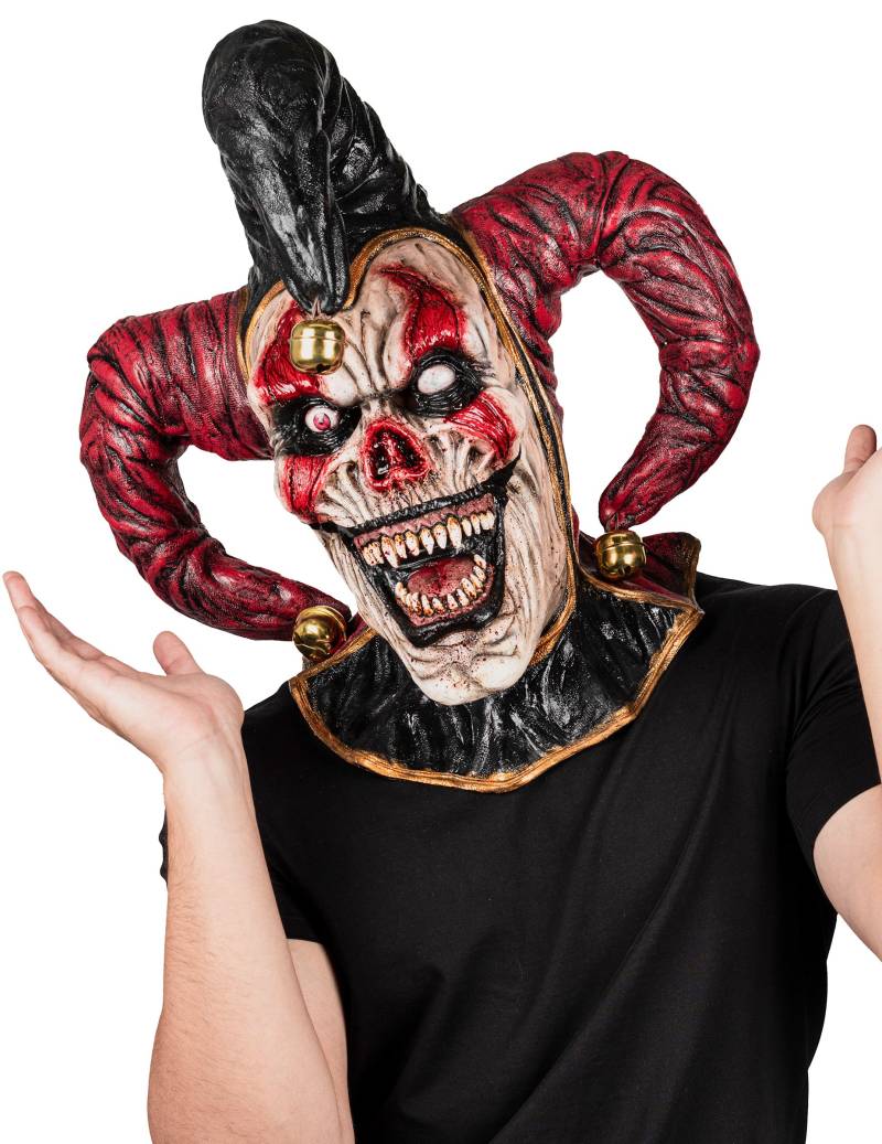 Vollgesichtsmaske für Erwachsene - Dämonischer Joker Vollgesichtsmaske für Erwachsene - Dämonischer Joker von KARNEVAL-MEGASTORE