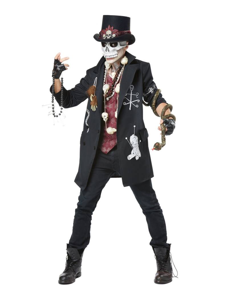 Voodoo Kostüm Priester in Übergröße für Herren Voodoo Kostüm Priester in Übergröße für Herren von KARNEVAL-MEGASTORE