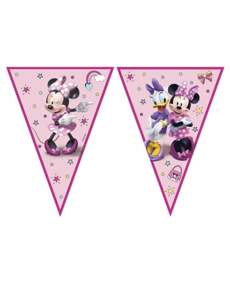 Wimpelkette Minnie Maus Junior 2,3 m von KARNEVAL-MEGASTORE