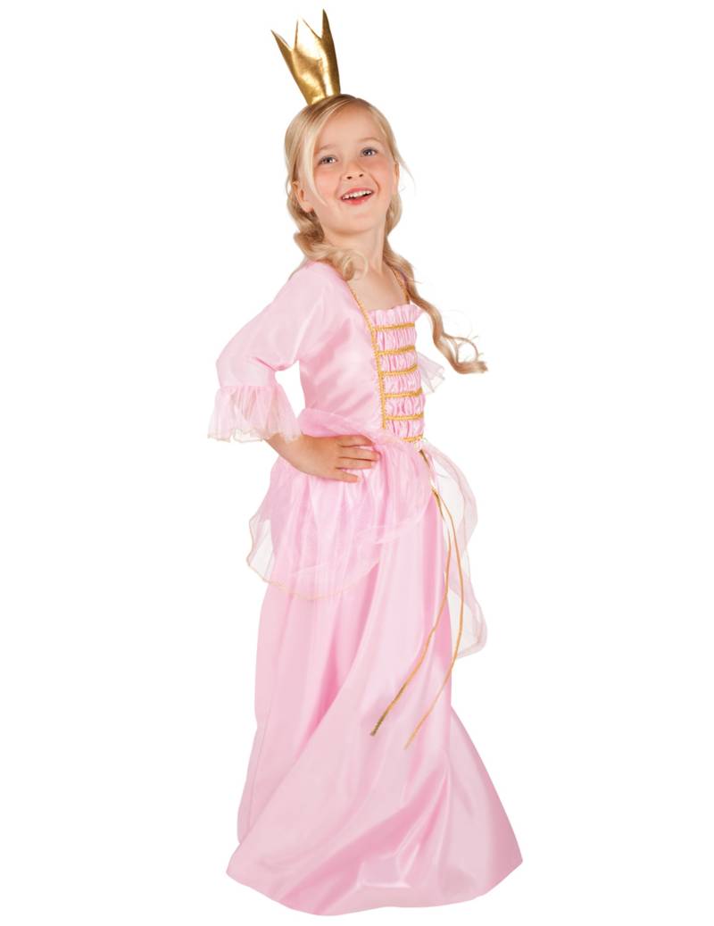Zauberhafte Traumprinzessin Kinderkostüm rosa-gold von KARNEVAL-MEGASTORE