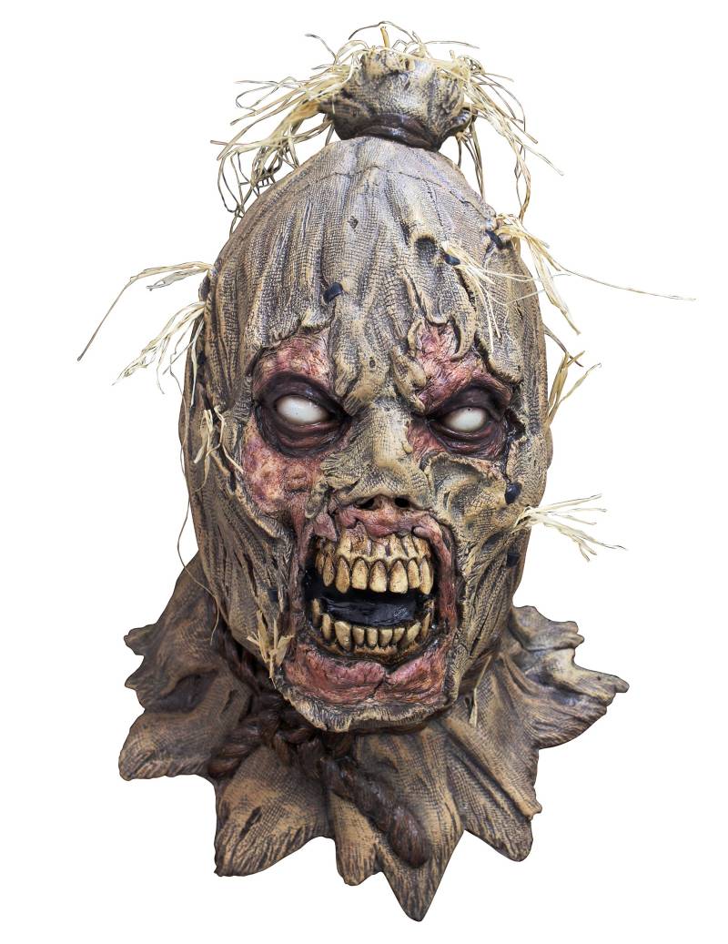 Zombie-Vogelscheuche Maske - Erwachsene von KARNEVAL-MEGASTORE