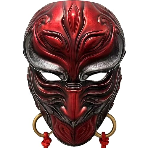 KAROON Cosplay Maske, Maske im Chinesischen Stil Handbemalte Cosplay Prop Anhänger Dekoration von KAROON