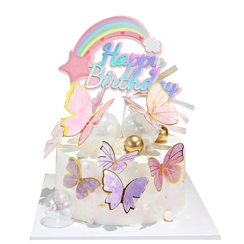 KASESSS 43 Stück Tortendeko Schmetterling, 3D Schmetterlinge Deko Torte, Schön Kuchen Deko Schmetterlinge, Torten Deko Schmetterling Rosa & Lila, Torten Deko Mädchen für Hochzeit, Geburtstag, Party KASESSS 43 Stück Tortendeko Schmetterling, 3D Schmetterlinge Deko Torte, Schön Kuchen Deko Schmetterlinge, Torten Deko Schmetterling Rosa & Lila, Torten Deko Mädchen für Hochzeit, Geburtstag, Party von KASESSS