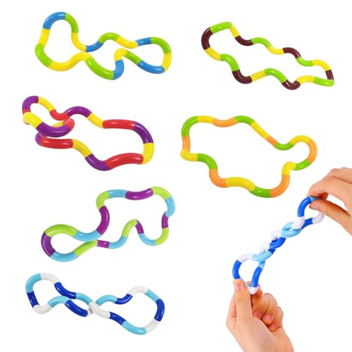 KASESSS 6 Stück Fidget Toys Twister, Fidget Handspielzeug, Anti Stress Spielzeug, Twister Stress Spielzeug, Antistress Spielzeug, Twister Stimming Autismus Spielzeug für Erwachsene und Kleinkinder KASESSS 6 Stück Fidget Toys Twister, Fidget Handspielzeug, Anti Stress Spielzeug, Twister Stress Spielzeug, Antistress Spielzeug, Twister Stimming Autismus Spielzeug für Erwachsene und Kleinkinder von KASESSS