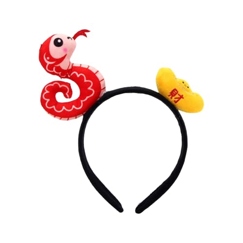 KASFDBMO Kinder Schlangen-Stirnbänder für chinesisches Neujahr, Kopfbedeckung, Cartoon-Schlangenfigur, Foto-Requisiten für Halloween-Fotografie KASFDBMO Kinder Schlangen-Stirnbänder für chinesisches Neujahr, Kopfbedeckung, Cartoon-Schlangenfigur, Foto-Requisiten für Halloween-Fotografie von KASFDBMO