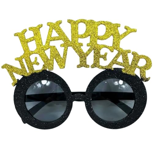 KASFDBMO Partybrille für Neujahrspartys, Hochzeit, Geburtstag, 2025, Happy New Year Gasses, Kostümdekoration von KASFDBMO
