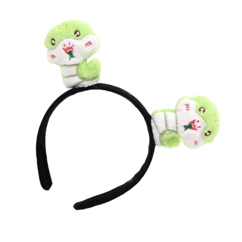 KASFDBMO Stylischer Anime-Schlangen-Haarreif, auffälliger Schlangen-Kopfschmuck, grüne Kopfbedeckung für Halloween, Cosplay, Rollenspiele KASFDBMO Stylischer Anime-Schlangen-Haarreif, auffälliger Schlangen-Kopfschmuck, grüne Kopfbedeckung für Halloween, Cosplay, Rollenspiele von KASFDBMO