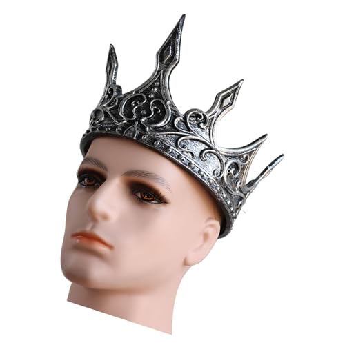 KASFDBMO Vintage-Kronen-Stirnband mit Halbmond-Dekoren, Cosplay-Haarband für Modebegeisterte und Rollenspiel-Aktivitäten KASFDBMO Vintage-Kronen-Stirnband mit Halbmond-Dekoren, Cosplay-Haarband für Modebegeisterte und Rollenspiel-Aktivitäten von KASFDBMO