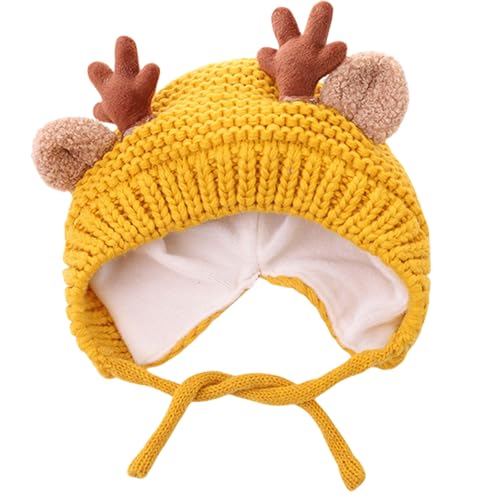 KASFDBMO Weihnachten Kopfbedeckung Unisex Weihnachtskappen Mit Geweih Und Pelziger Weißer Futter Für Cosplay Aktivitäten Und Urlaubsmode KASFDBMO Weihnachten Kopfbedeckung Unisex Weihnachtskappen Mit Geweih Und Pelziger Weißer Futter Für Cosplay Aktivitäten Und Urlaubsmode von KASFDBMO
