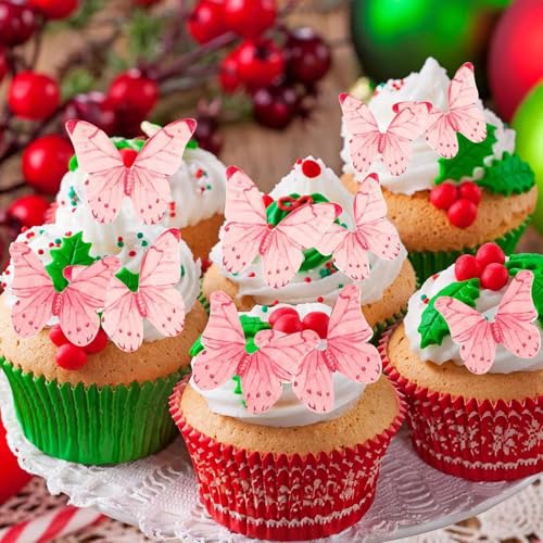 KASNLSAC Blumenparty Kuchenzubehör Essbare Cupcake Dekoration 40/48pcs Topper Schmetterling Dekorationen Waferpapier für Geburtstage Hochzeiten Babypartys A KASNLSAC Blumenparty Kuchenzubehör Essbare Cupcake Dekoration 40/48pcs Topper Schmetterling Dekorationen Waferpapier für Geburtstage Hochzeiten Babypartys A von KASNLSAC