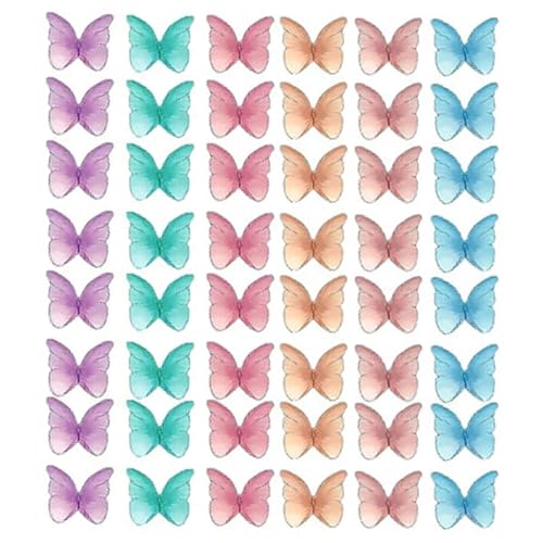 KASNLSAC Blumenparty Kuchenzubehör Essbare Cupcake Dekoration 40/48pcs Topper Schmetterling Dekorationen Waferpapier für Geburtstage Hochzeiten Babypartys B KASNLSAC Blumenparty Kuchenzubehör Essbare Cupcake Dekoration 40/48pcs Topper Schmetterling Dekorationen Waferpapier für Geburtstage Hochzeiten Babypartys B von KASNLSAC