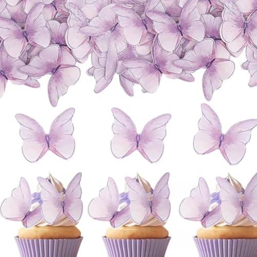 KASNLSAC Blumenparty Kuchenzubehör Essbare Cupcake Dekoration 40/48pcs Topper Schmetterling Dekorationen Waferpapier für Geburtstage Hochzeiten Babypartys C KASNLSAC Blumenparty Kuchenzubehör Essbare Cupcake Dekoration 40/48pcs Topper Schmetterling Dekorationen Waferpapier für Geburtstage Hochzeiten Babypartys C von KASNLSAC