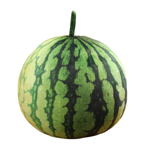 KASNLSAC Dekorative Wassermelone Plüsch Kissen weiches fruchtförmige gefüllte Spielzeugkissen für häusliche Stressabbau Plushie kreative Geschenkidee Kinder Flauschige Puppen Spaß Frucht Kreis L KASNLSAC Dekorative Wassermelone Plüsch Kissen weiches fruchtförmige gefüllte Spielzeugkissen für häusliche Stressabbau Plushie kreative Geschenkidee Kinder Flauschige Puppen Spaß Frucht Kreis L von KASNLSAC