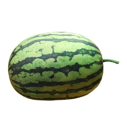 KASNLSAC Dekorative Wassermelone Plüsch Kissen weiches fruchtförmige gefüllte Spielzeugkissen für häusliche Stressabbau Plushie kreative Geschenkidee Kinder Flauschige Puppen Spaß Frucht rechte KASNLSAC Dekorative Wassermelone Plüsch Kissen weiches fruchtförmige gefüllte Spielzeugkissen für häusliche Stressabbau Plushie kreative Geschenkidee Kinder Flauschige Puppen Spaß Frucht rechte von KASNLSAC
